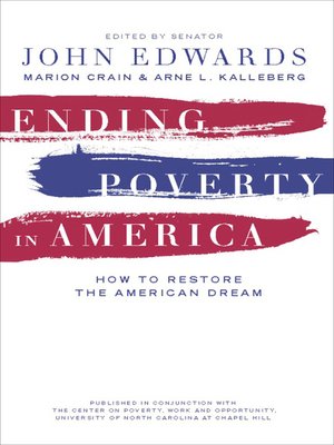 cover image of Ending Poverty in America
